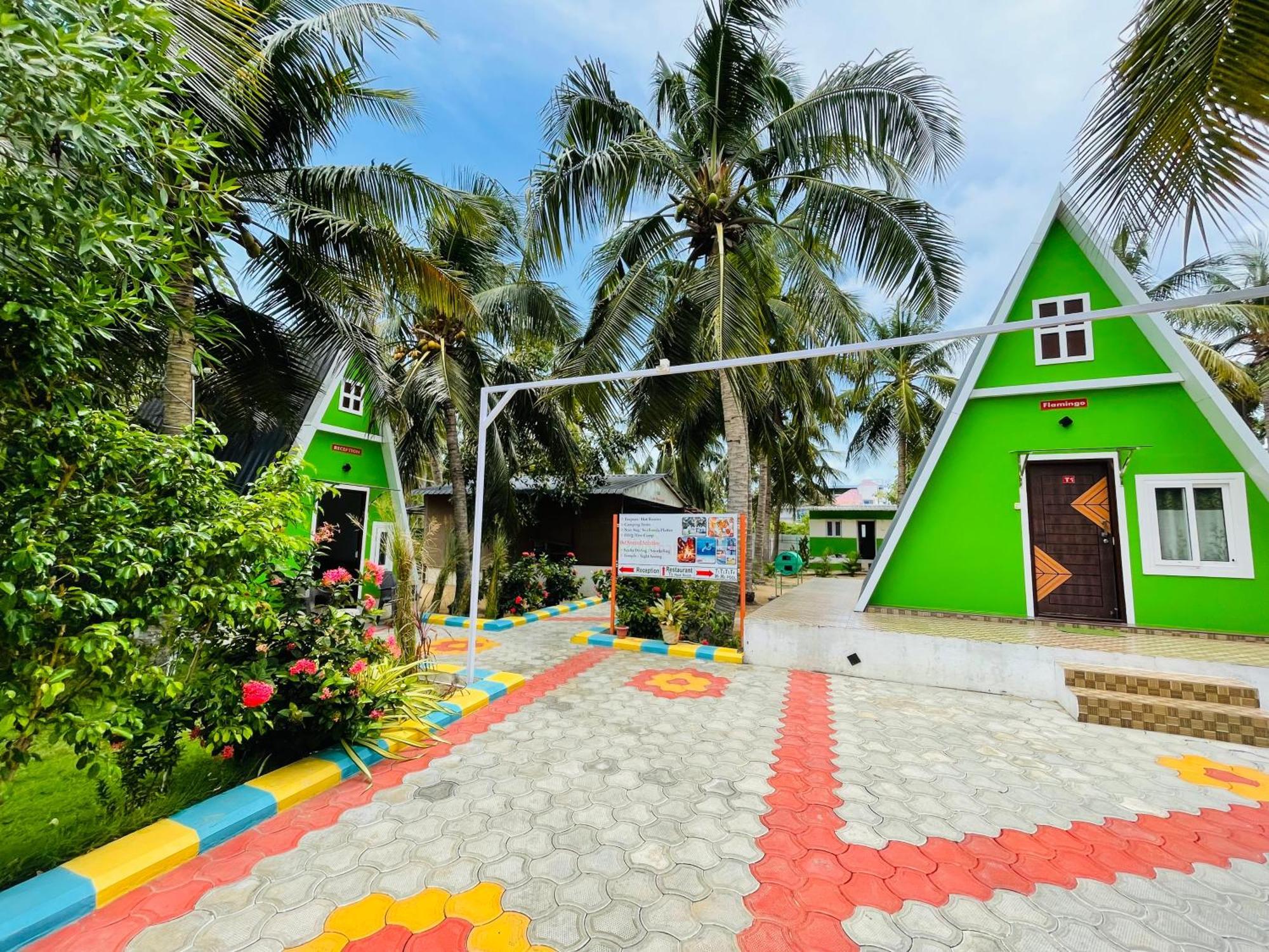 Greenleaf Resorts And Restaurant Rāmeswaram Buitenkant foto