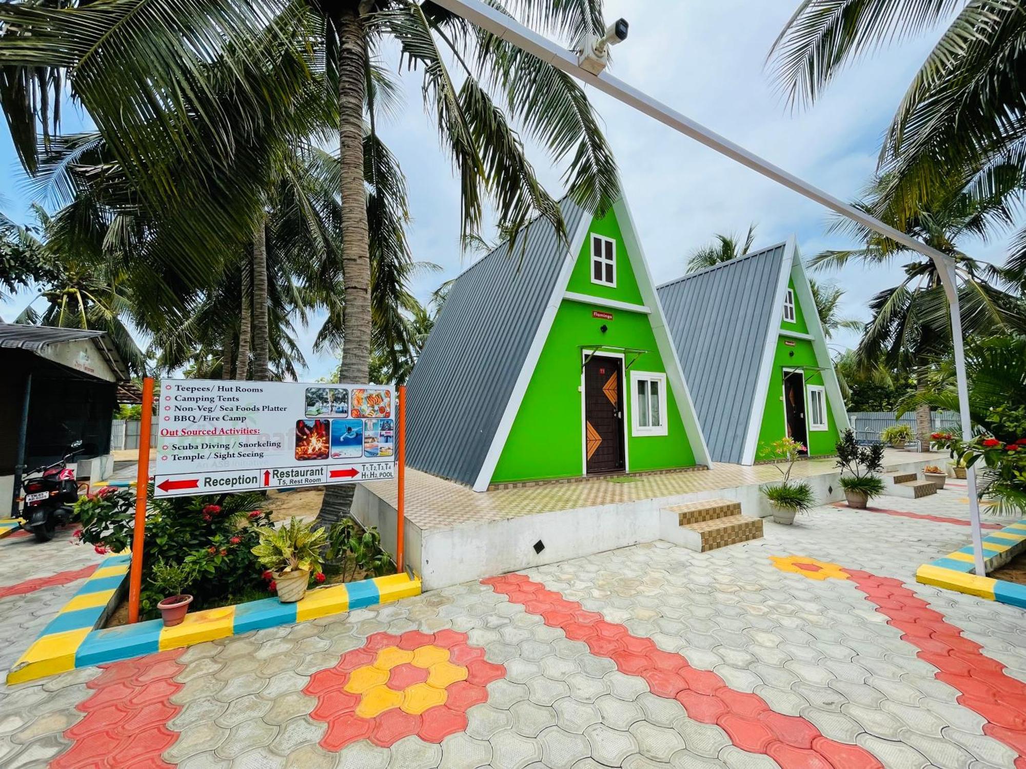 Greenleaf Resorts And Restaurant Rāmeswaram Buitenkant foto